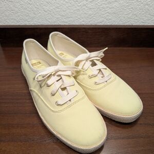 Keds Kate Spade Yellow Espadrille Sneakers